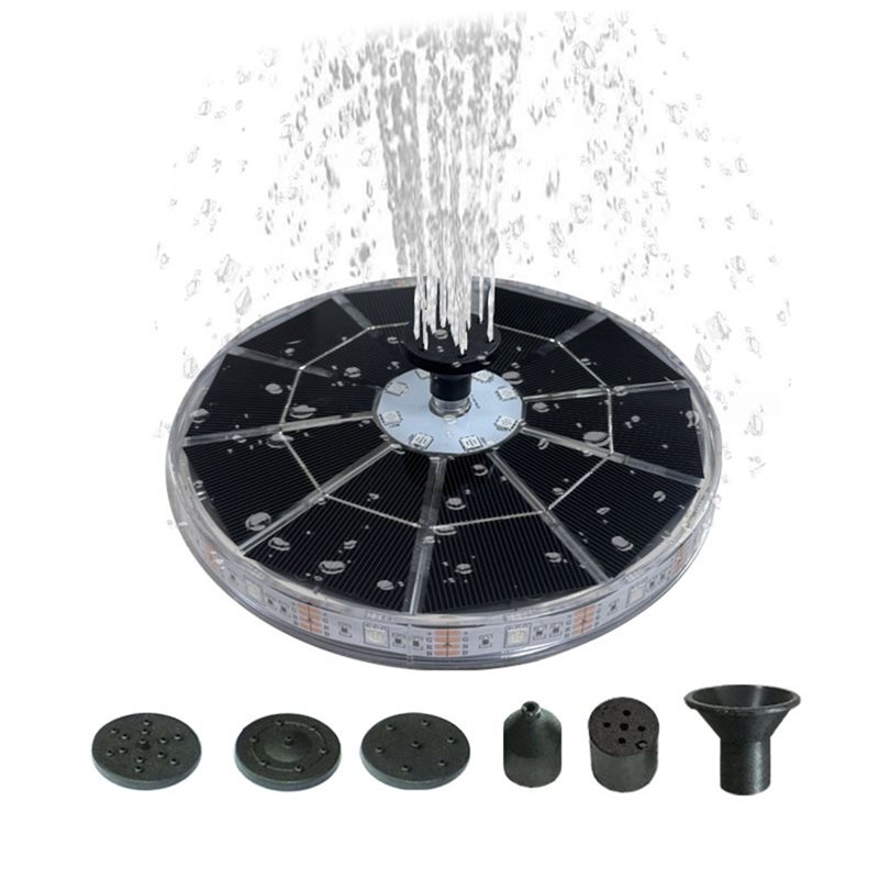 AT43-Floating Fountain Solar P - Floating Solar Fountain Water Pump 评论和价格