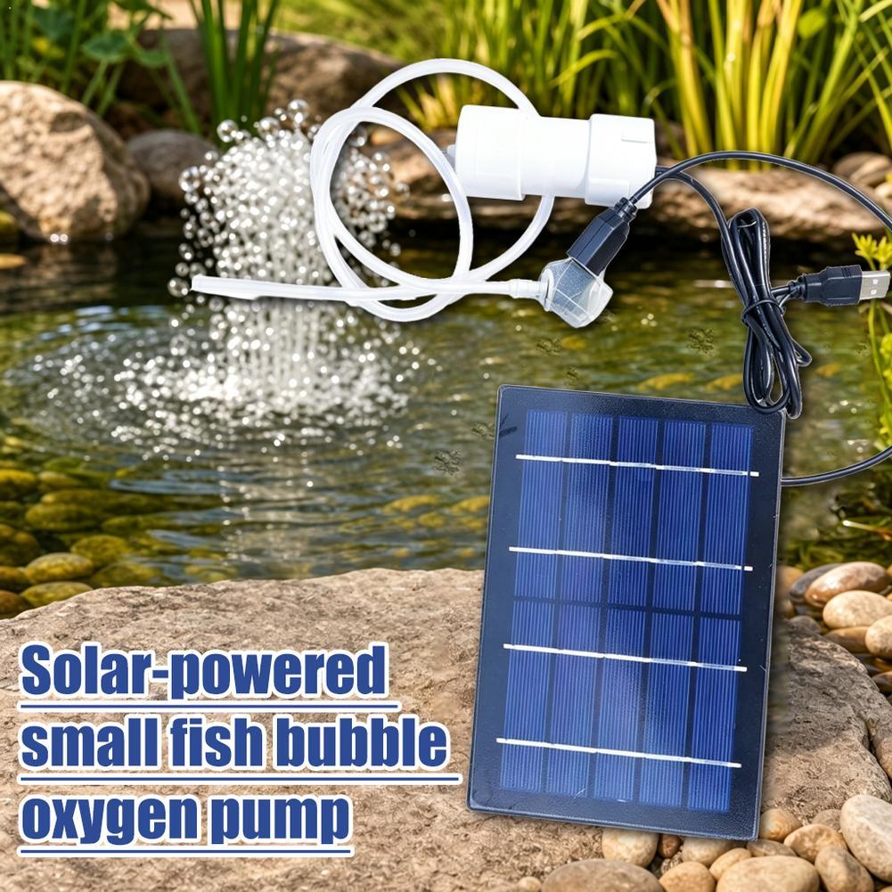 Solar Air Pump Aquarium Oxygen - Solar Pond Aerator Oxygen Pump 评论和价格