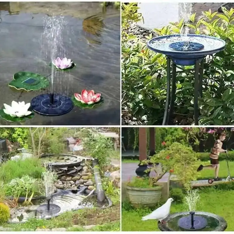 7V 13/16cm Watering Kit Power  - Floating Solar Fountain Water Pump 评论和价格