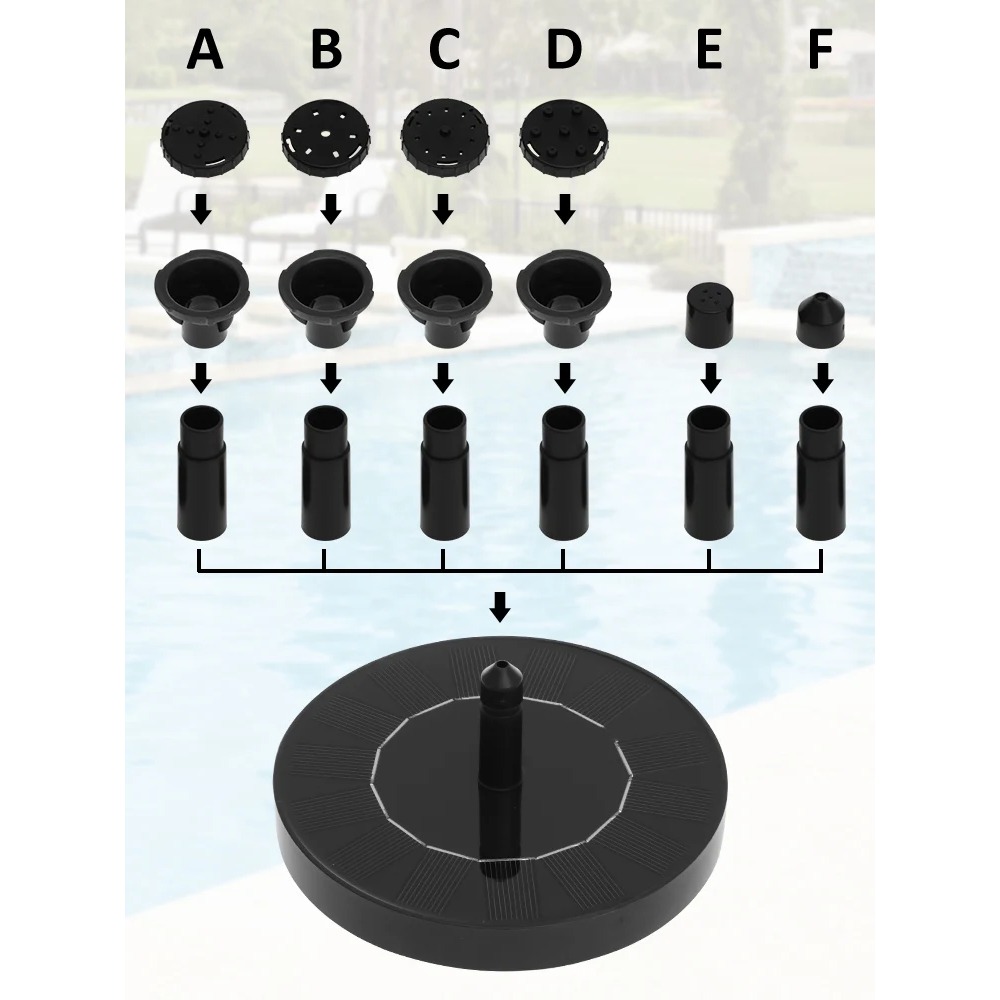 Solar Fountain Pump – Floating - Floating Solar Fountain Water Pump 评论和价格