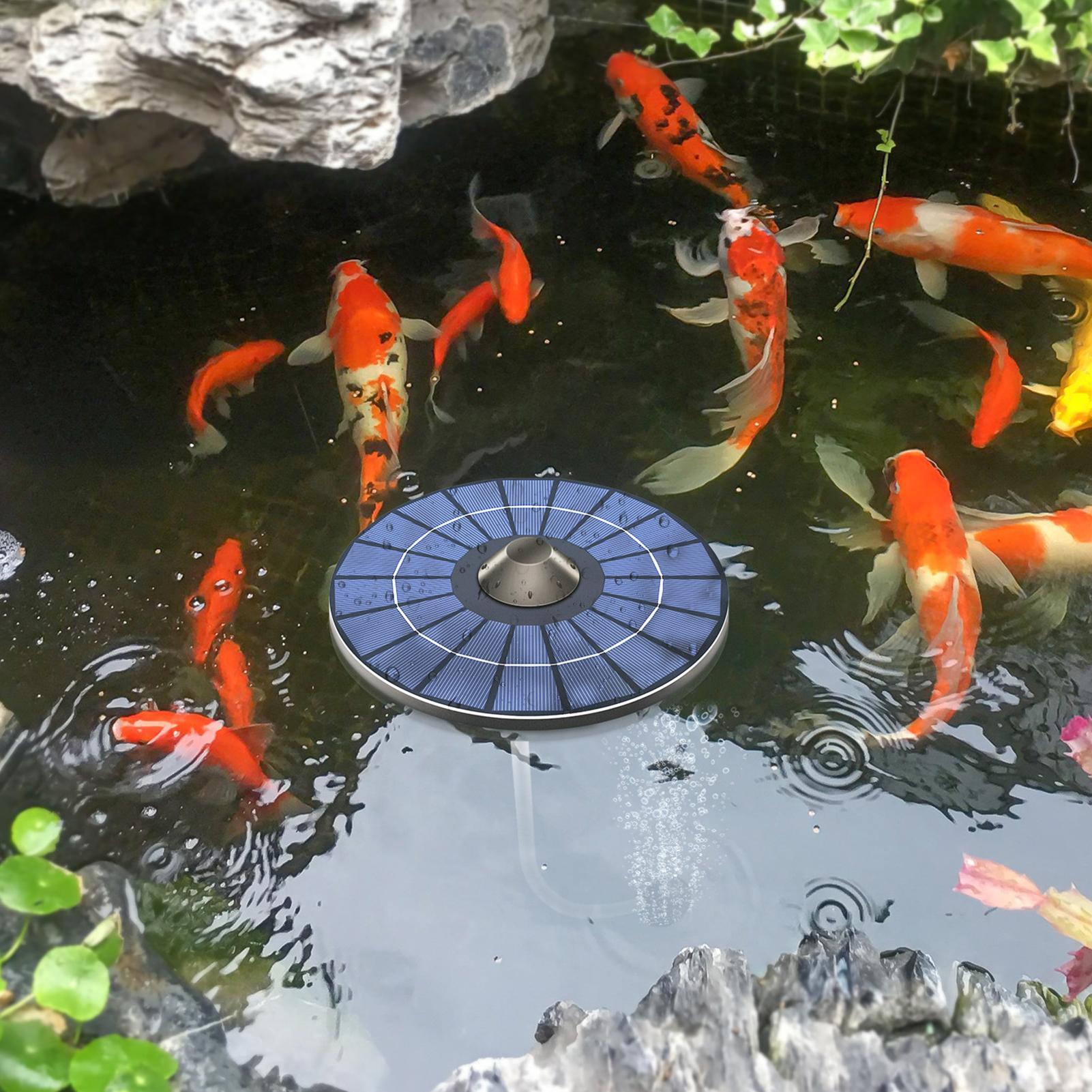 Solar-powered pond aerator pum - Solar Pond Aerator Oxygen Pump 评论和价格