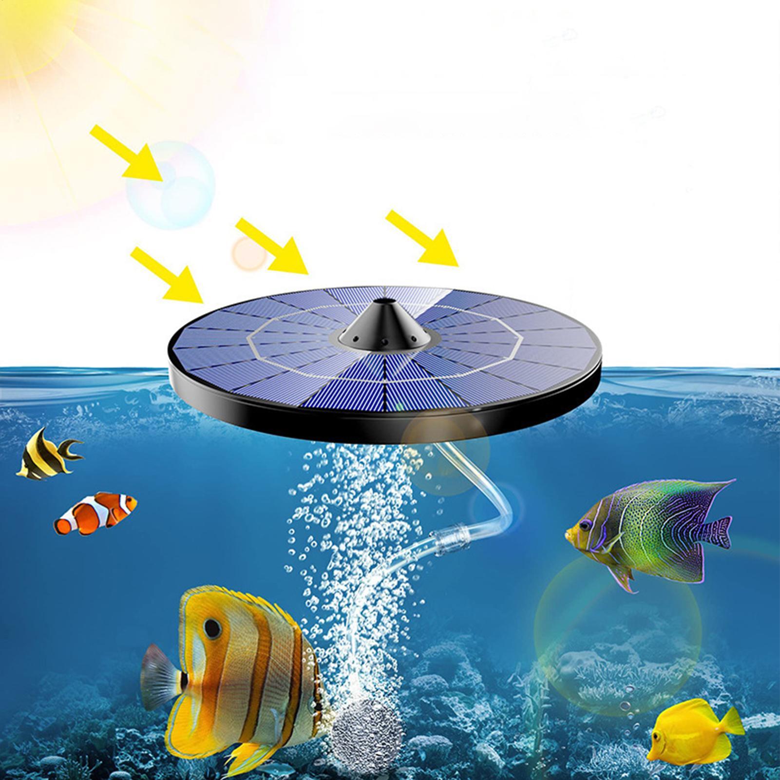 Solar-powered pond aerator pum - Solar Pond Aerator Oxygen Pump 评论和价格