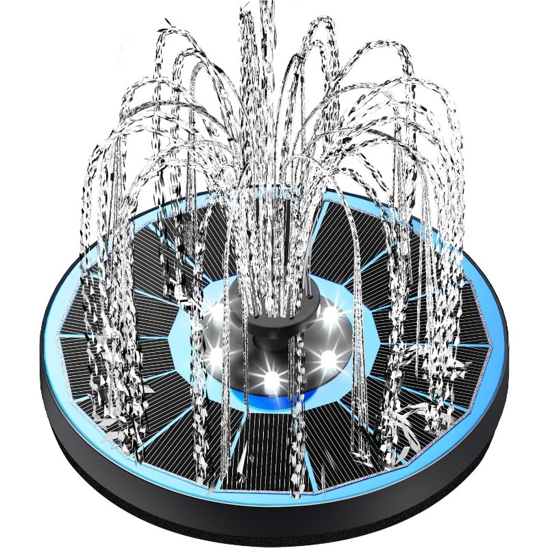 Solar Water Fountain Pool Pond - Floating Solar Fountain Water Pump 评论和价格