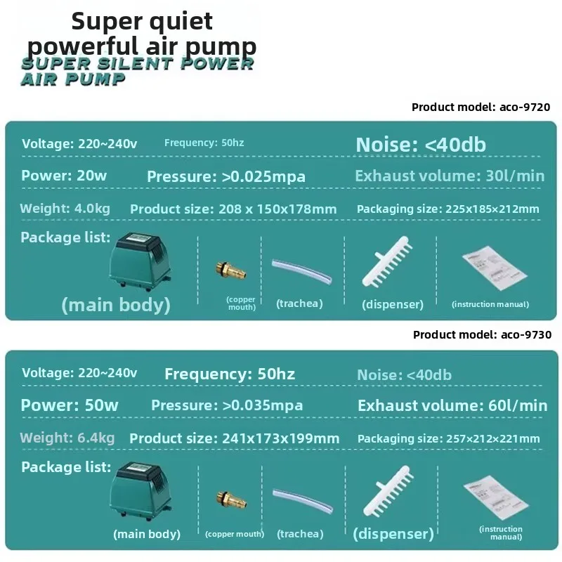 New Hailea ACO9720 9730 20W-11 - Solar Pond Aerator Oxygen Pump 评论和价格