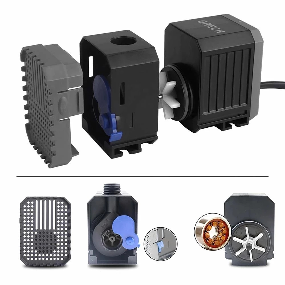Ultra Quite Submersible Aquari - Submersible Pond Pump 5000L H 评论和价格