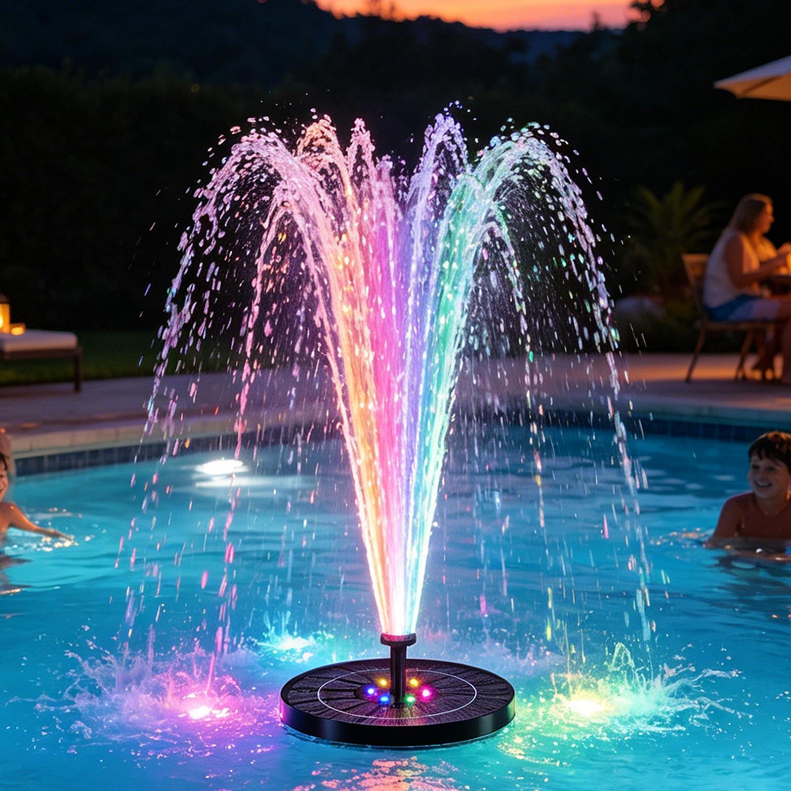 Floating Solar Bird Bath Fount - Floating Solar Fountain Water Pump 评论和价格