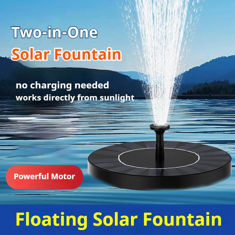 Solar Power Water Pump with LE - Floating Solar Fountain Water Pump 评论和价格