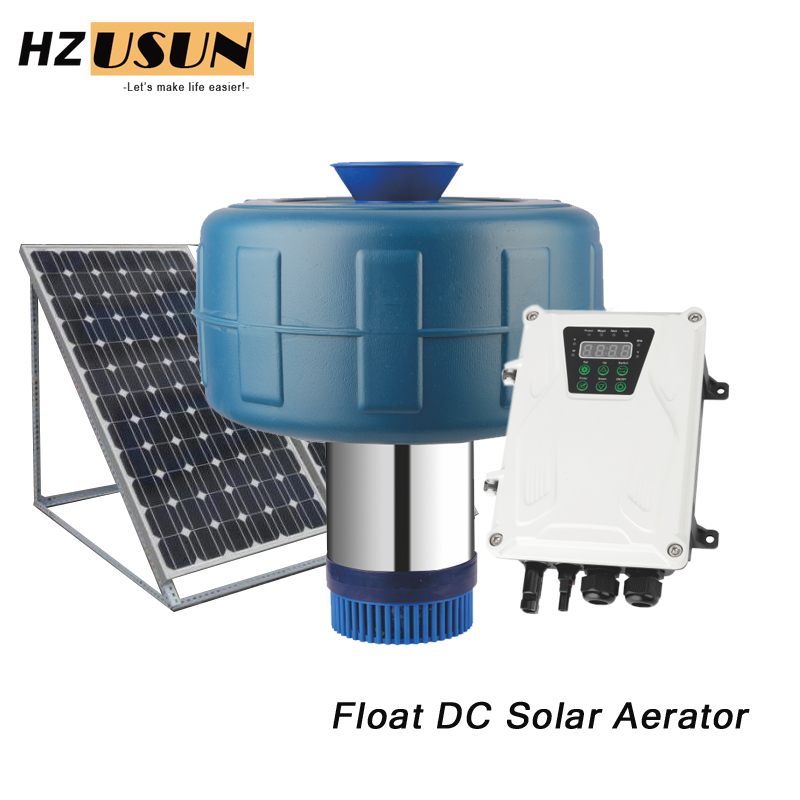 HZUSUN 1 HP Small Solar Powere - Solar Pond Aerator Oxygen Pump 评论和价格