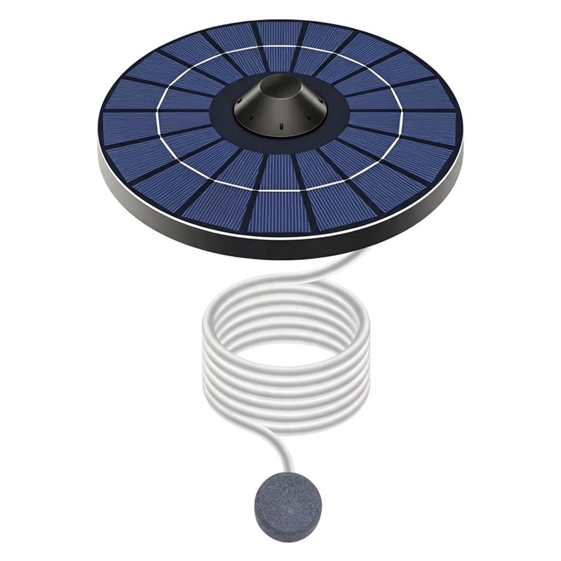 A84E-Fish Tank Oxygenator Sola - Solar Pond Aerator Oxygen Pump 评论和价格