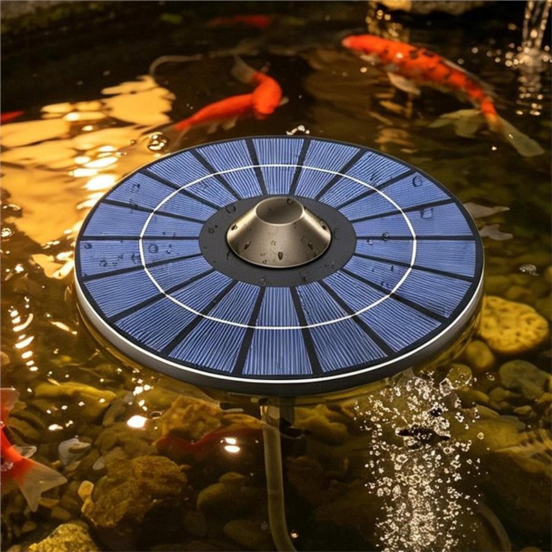 A84E-Fish Tank Oxygenator Sola - Solar Pond Aerator Oxygen Pump 评论和价格